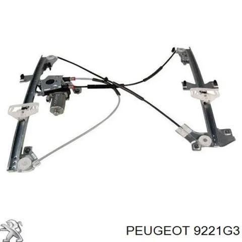 Механизм стеклоподъемника водительской двери 9221G3 PEUGEOT