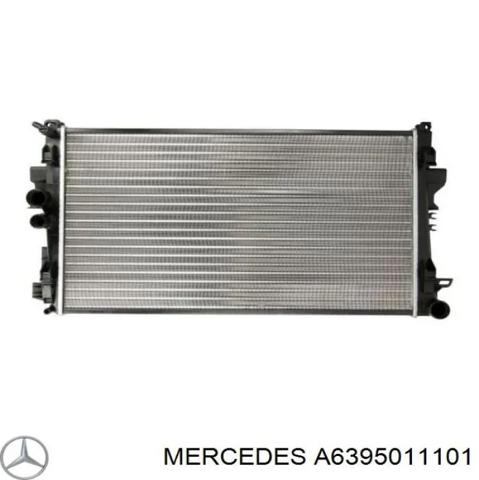 Радиатор системы охлаждения двигателя A6395011101 MERCEDES