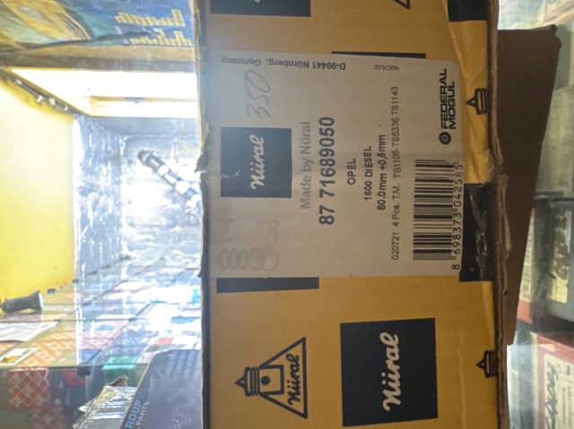 Поршня, 2-й ремонт Opel Ascona 100