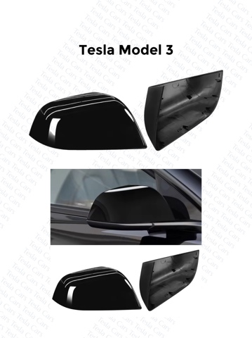 Накладка/крышка зеркала заднего вида, левая 109229000D TESLA