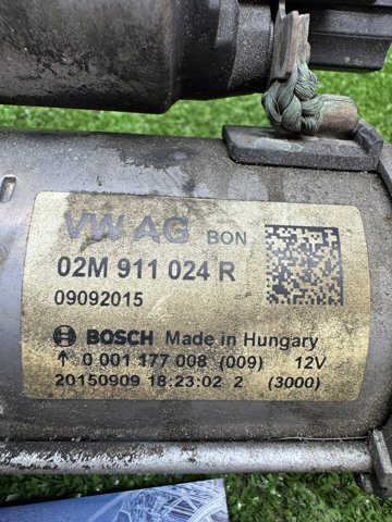 Стартер двигателя 02M911024R VAG