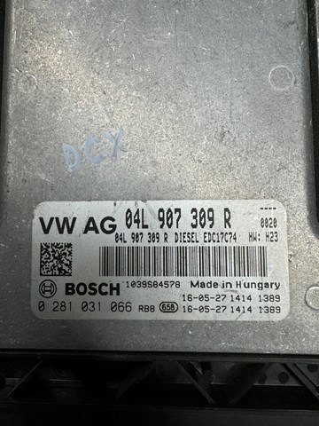 Электронный блок управления двигателем 04L907309R VAG