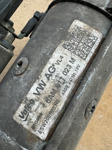 VAG 0AM911023M Стартер в наличии Днепр