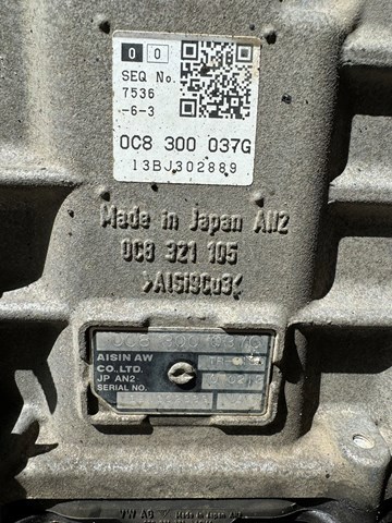 VAG 0C8300037G АКПП в сборе (автоматическая коробка передач) в наличии Тернополь