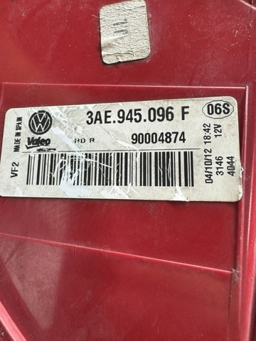 3AE945096F Фонарь задний правый внешний купить Харьков