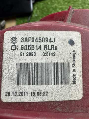 3AF945094Q Фонарь задний правый внутренний купить Львов