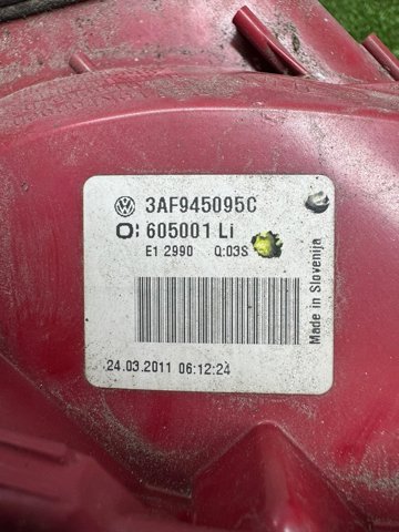 VAG 3AF945095C Фонарь задний левый внешний в наличии Николаев