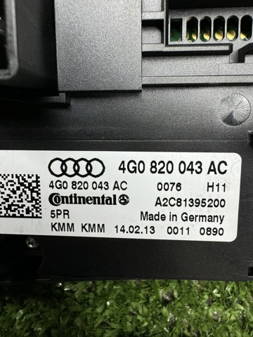 VAG 4G0820043AC Блок управления режимами отопления/кондиционирования в наличии Черкассы