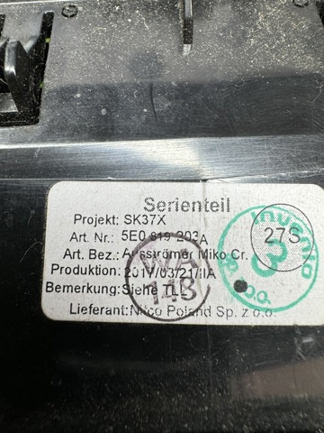 5E0819203A купить Киев