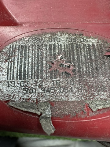 5N0945094H VAG Фонарь задний правый внутренний купить в Павлоград