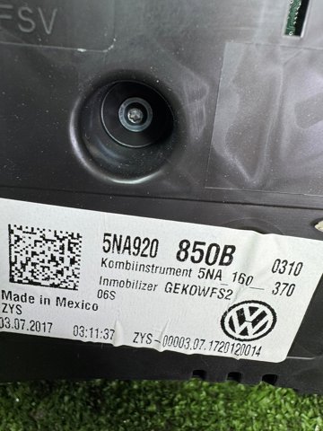5NA920850B Панель приборов купить Полтава