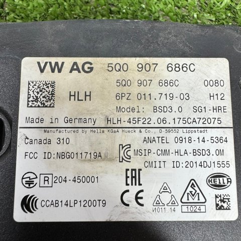 5Q0907686C VAG Датчик контроля мертвой зоны задний купить в Львов