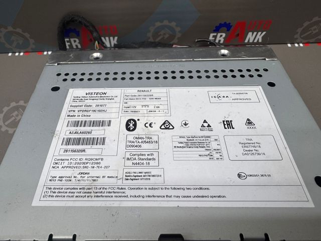 281156320R RENAULT Магнитола купить в Ужгород