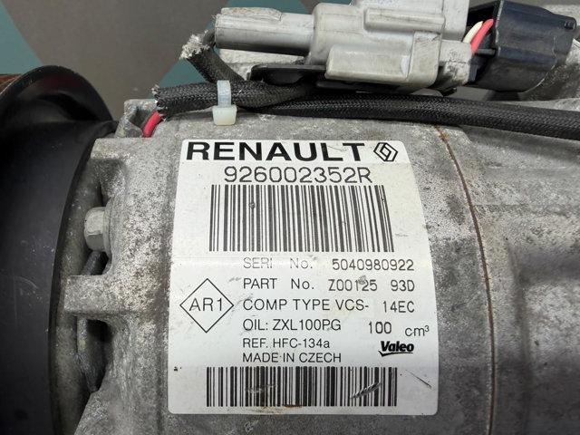RENAULT 926002352R Компрессор кондиционера в наличии Ужгород