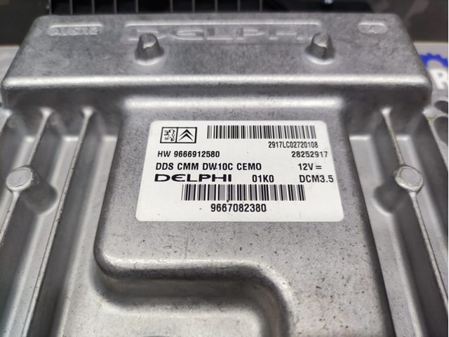 PEUGEOT 9666912580 Блок управления двигателем в наличии Полтава