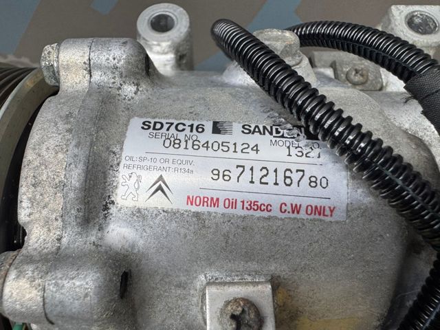 9671216780 PEUGEOT Компрессор кондиционера купить в Ирпень