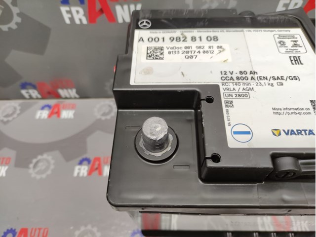 MERCEDES A0019828108 Аккумулятор в наличии Днепр
