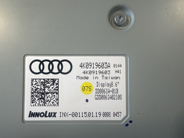 Дисплей бортового компьютера 4K0919603A VAG