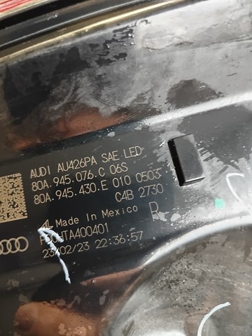 VAG 80A945076C Задний фонарь в наличии Житомир