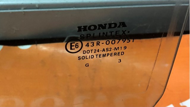 HONDA 73450SCAA00 Стекло двери задней левой в наличии Сумы