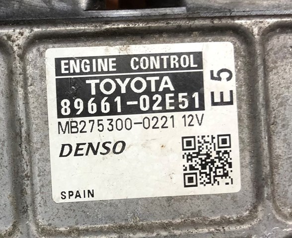 TOYOTA 8966102E51 Модуль управления (ЭБУ) двигателем в наличии Запорожье