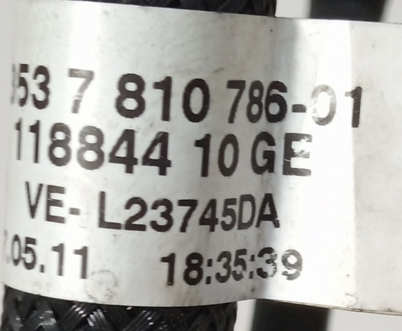 13537823408 BMW Трубка топливная, обратная от форсунок купить в Хмельницкий
