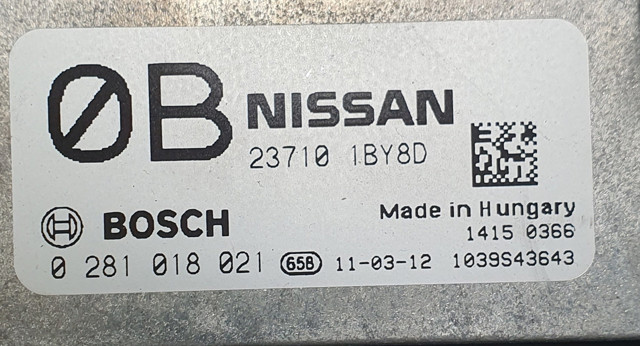 237101BY8D NISSAN Блок управления двигателем купить в Житомир