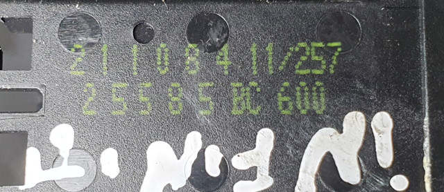 NISSAN 25585BC600 Кнопка отключения подушек безопасности AIRBAG в наличии Запорожье