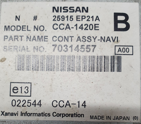 25915EP21A NISSAN Дисплей многофункциональный купить в Ровно