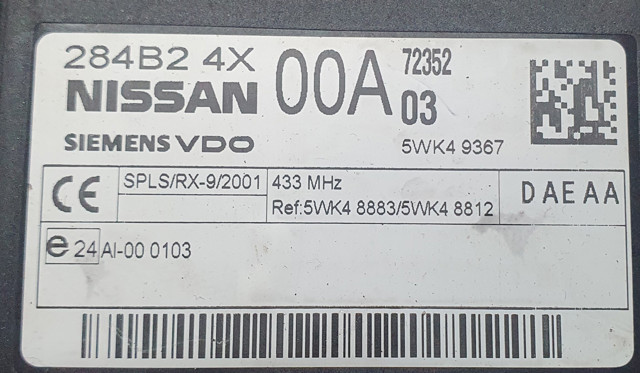 284B24X00A NISSAN Блок комфорта купить в Полтава