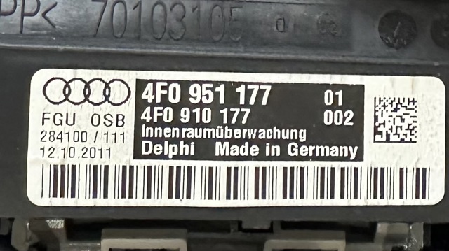 4F0951177 VAG Датчик движения в салоне купить в Полтава