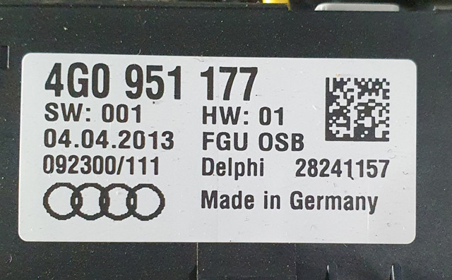 4G0951177 VAG Датчик движения в салоне купить в Днепр