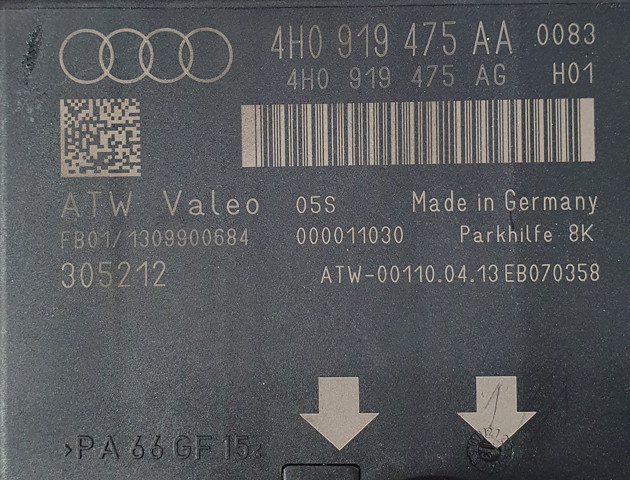 VAG 4H0919475AA Модуль управления парктроником в наличии Украина