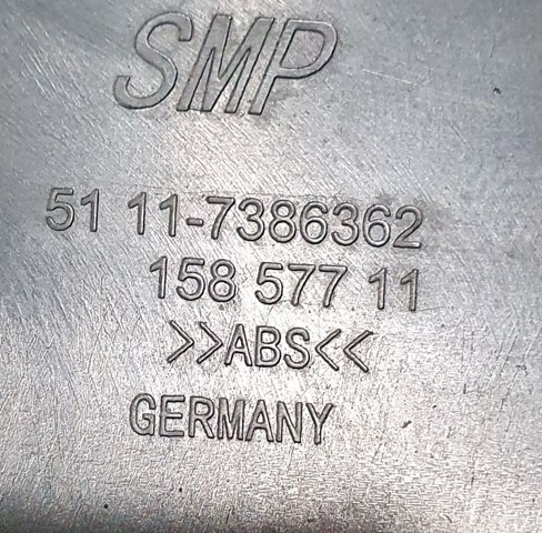 51117386362 Кронштейн крепления противотуманной фары правой купить Винница