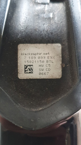 51227207568 Ручка двери задней наружная правая купить Хмельницкий