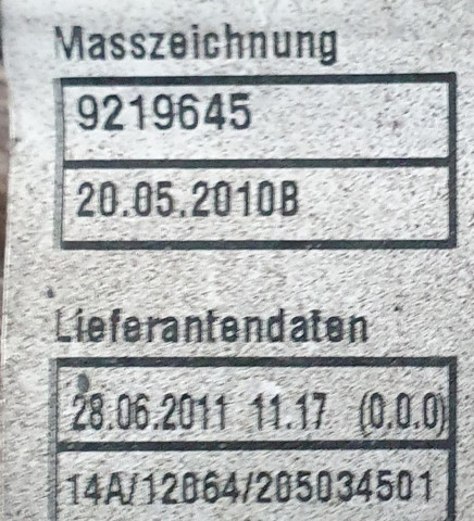 BMW 61129244422 в наличии Ровно