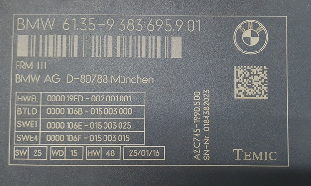 BMW 61359383695 в наличии Запорожье