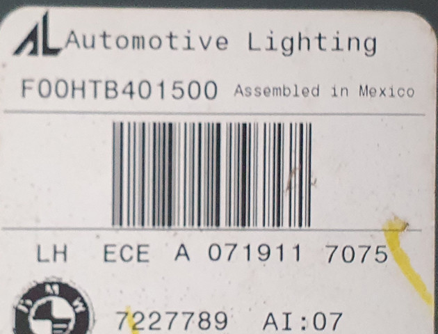 63217227789 BMW Фонарь задний левый внешний купить в Тернополь