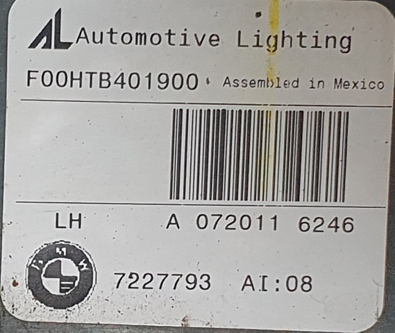 63217227793 BMW Фонарь задний левый внутренний купить в Черновцы