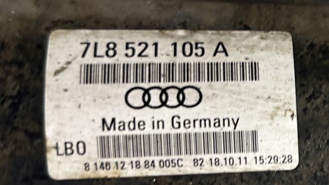 VAG 7L8521105A Вал карданный задний, в сборе в наличии Полтава
