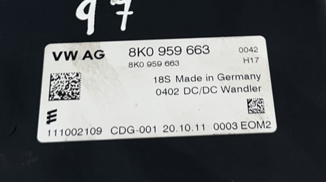 VAG 8K0959663 Стабилизатор напряжения в наличии Павлоград