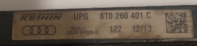 8T0260401C VAG Радиатор кондиционера купить в Запорожье