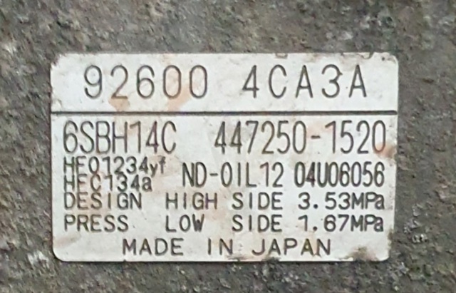 926004CA0A Компрессор кондиционера купить Ужгород