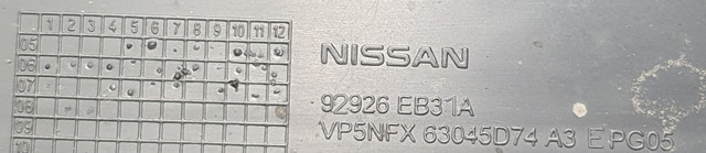96911EB40B NISSAN Консоль панели управления центральная купить в Каменское