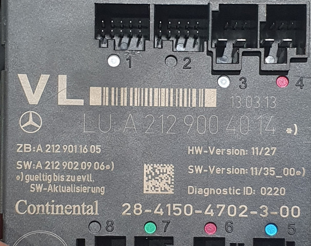 MERCEDES A2129004014 Блок комфорта передней двери в наличии Винница