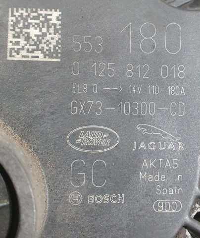 GX7310300CD JAGUAR Генератор купить в Тернополь