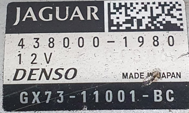 JAGUAR GX7311001BC Стартер в наличии Николаев