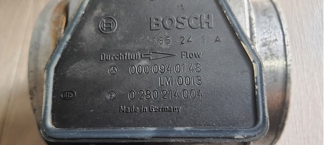 MERCEDES 0000940148 Датчик потока (расхода) воздуха, расходомер M.A.F. - (Mass Airflow) в наличии Николаев