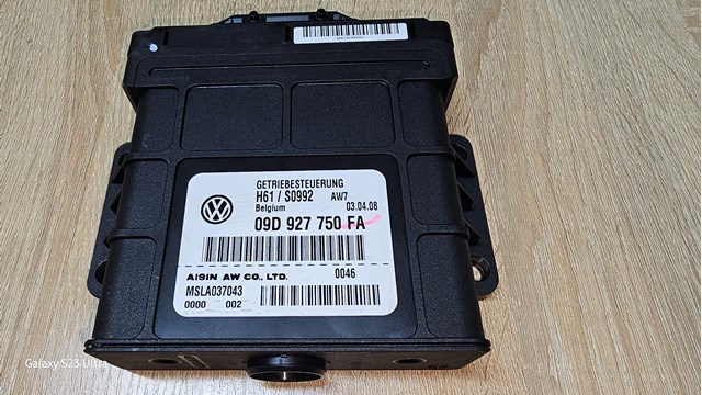 ЭБУ АКПП 09D927750FA VAG