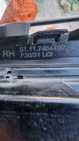 51117464490 BMW Заглушка (решетка) противотуманных фар бампера переднего правая купить в Одесса